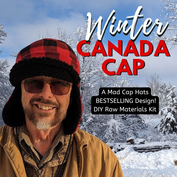 Winter Canada Cap Raw Materials Kit
