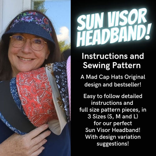 How to make sun visor sales cap