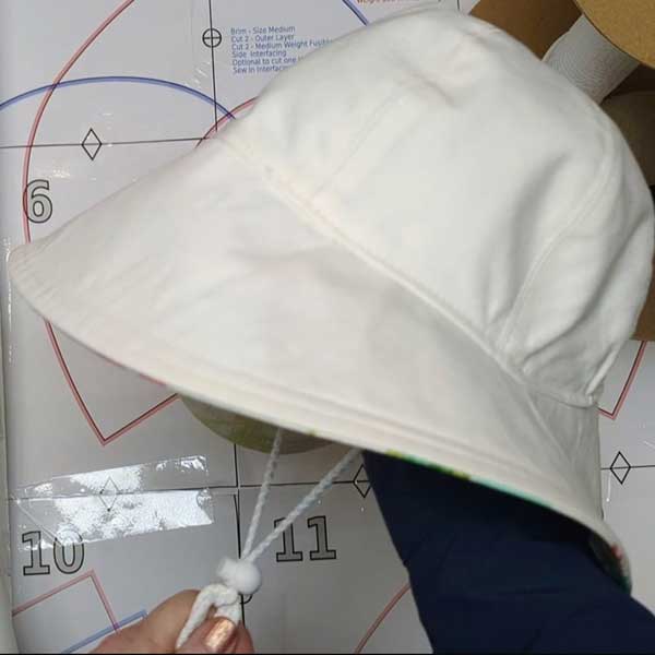 Reversible Wide Brim Sun Hat, sewing pattern and instructions, digital format