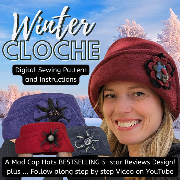 Wool cloche 2024 hat pattern