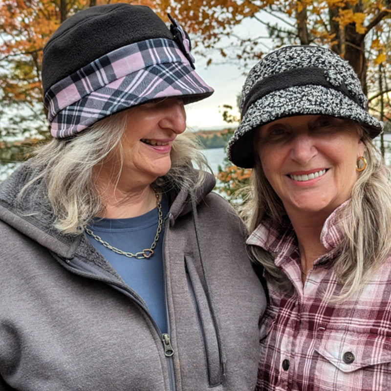 Rosie Cap and Hat, Digital Sewing Pattern, Delux version in 12 head sizes, PDF format