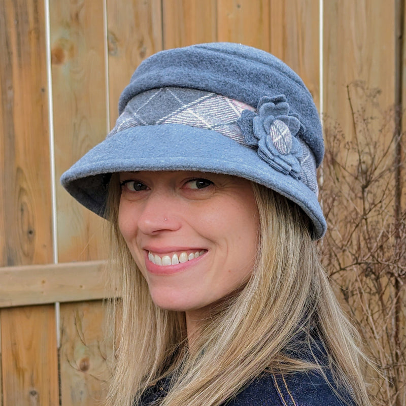 Rosie Cap and Hat, Digital Sewing Pattern, Delux version in 12 head sizes, PDF format