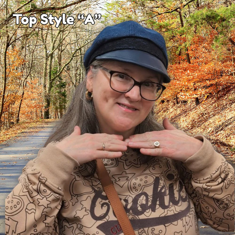 Classic Poorboy Cap, Featuring 12 Head Sizes, unisex sewing pattern and instructions, digital PDF format