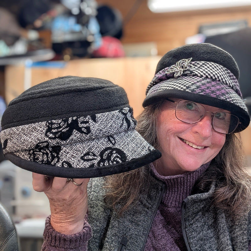 Rosie Bucket Cap and Hat, Digital Sewing Pattern, Deluxe Version in 12 head sizes, PDF format