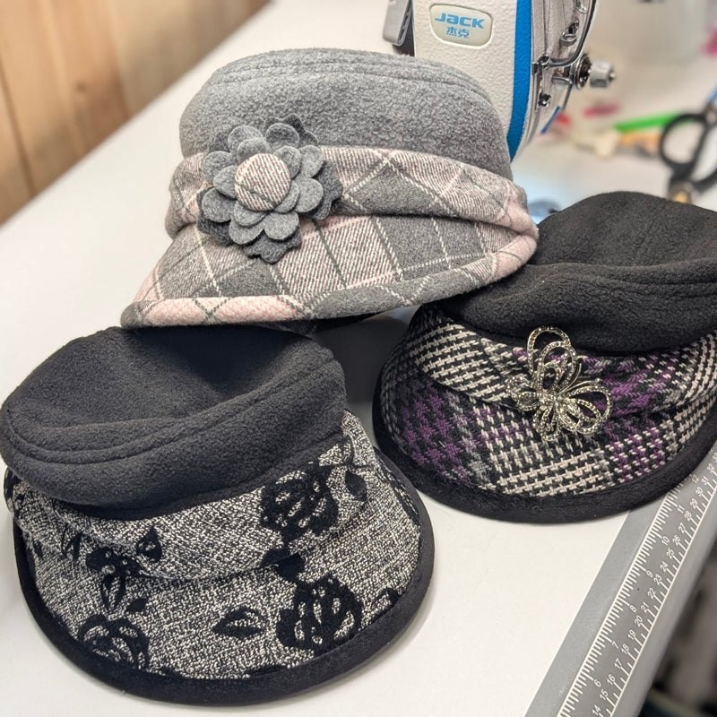 Rosie Bucket Cap and Hat, Digital Sewing Pattern, Deluxe Version in 12 head sizes, PDF format