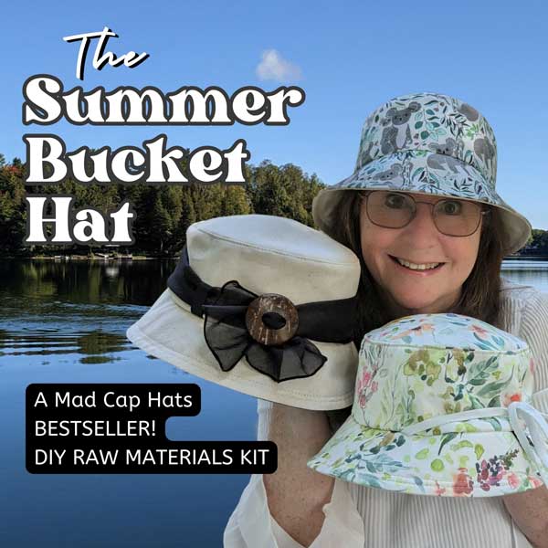 Summer Bucket Hat Raw Materials Sewing Kit