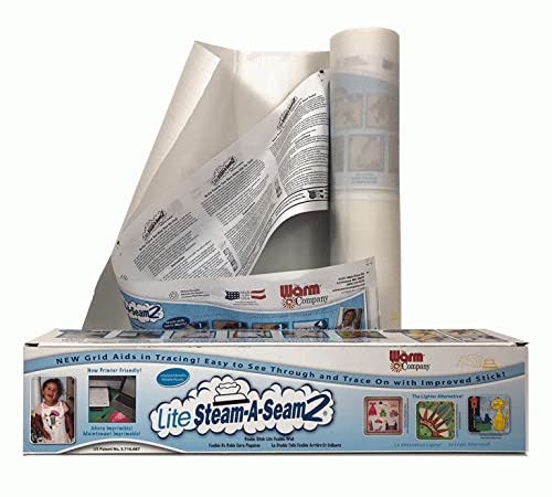 Warm Company Steam A Seam 2 Lite Fusible Web 24&quot; Wide 3 Yard Roll Packed in Kraft Tube