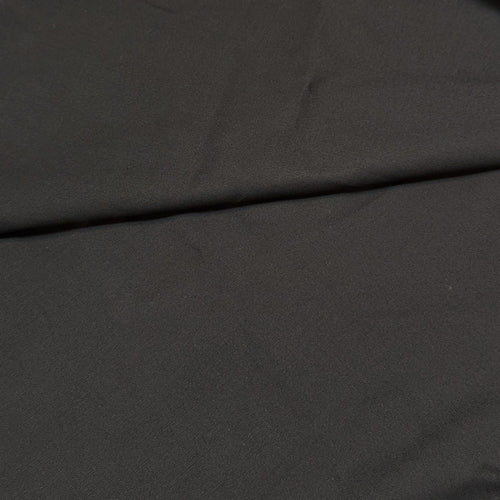 Cotton fabric, sold by the meter, tight weave, black