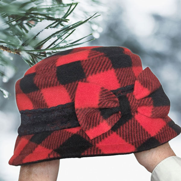 Winter Bucket Hat sewing pattern and instructions, digital format