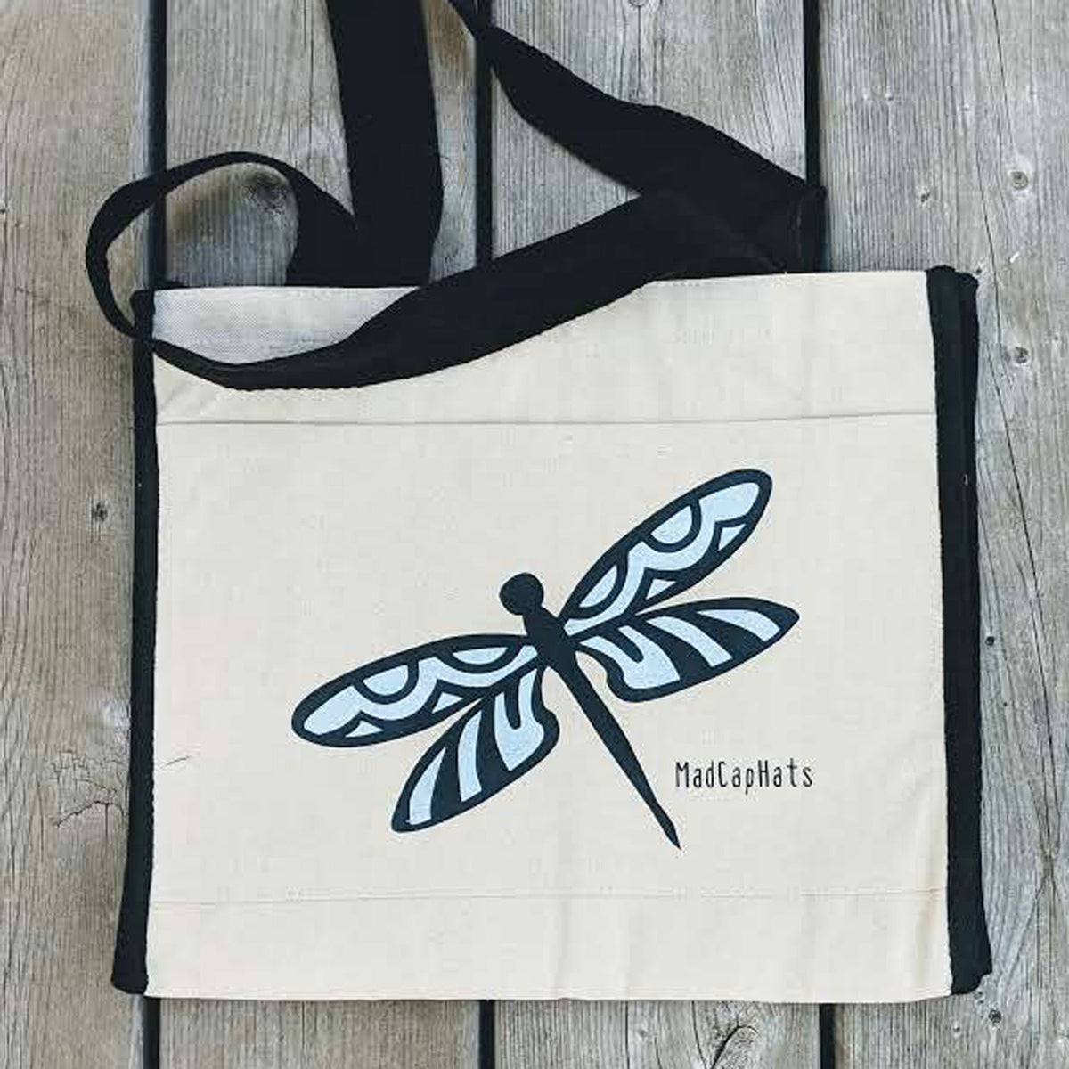 Dragonfly Cotton Canvas Tote Bag