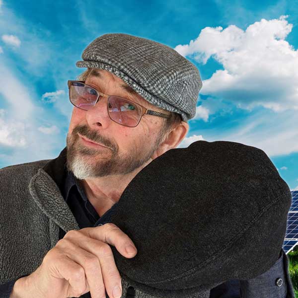 Classic Flat Cap for men or unisex sewing pattern and instructions, di ...