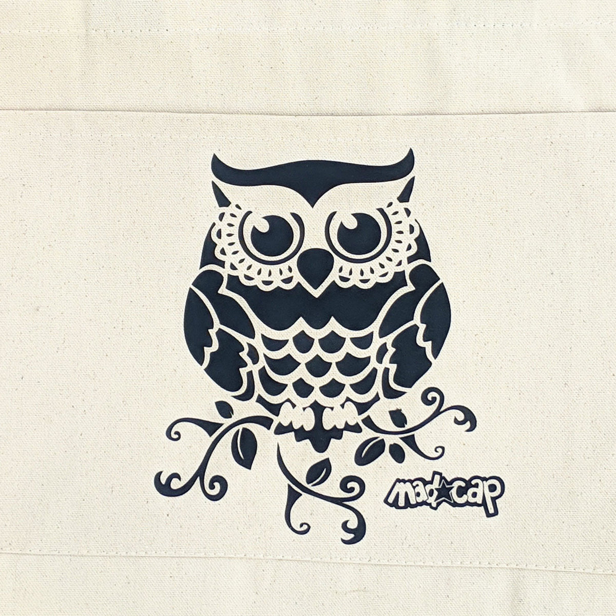 606 Owl Cotton Canvas Tote Bag