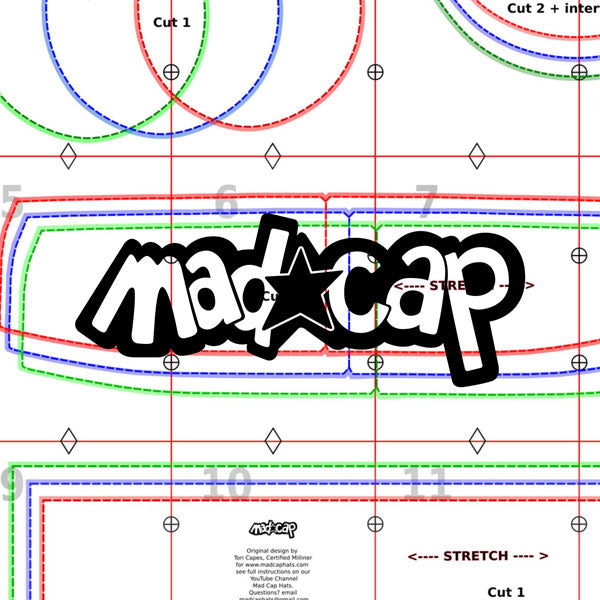 Winter Fashion Cap sewing pattern and instructions, digital format ...