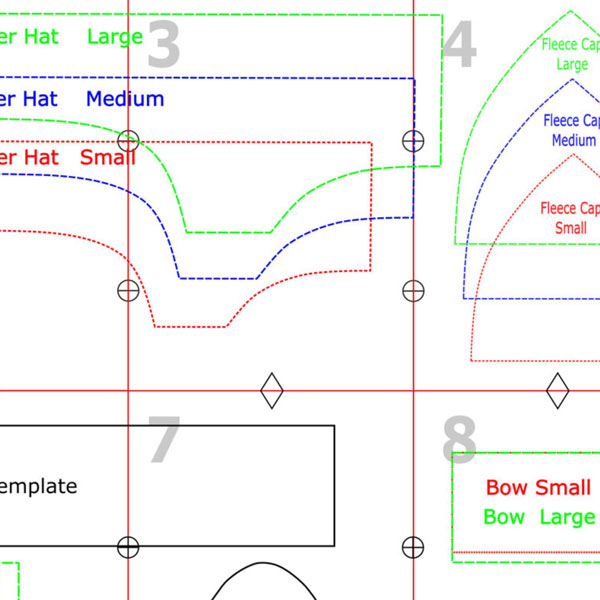 Adorable Kid's Fleece Stroller Hat, Digital Sewing Pattern, A4 printer ...