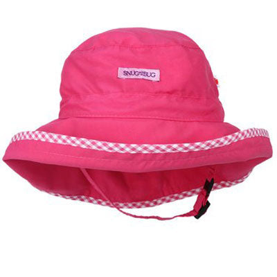Adjustable Sun Hat, in sizes infant to 8 years, pink UPF50+
