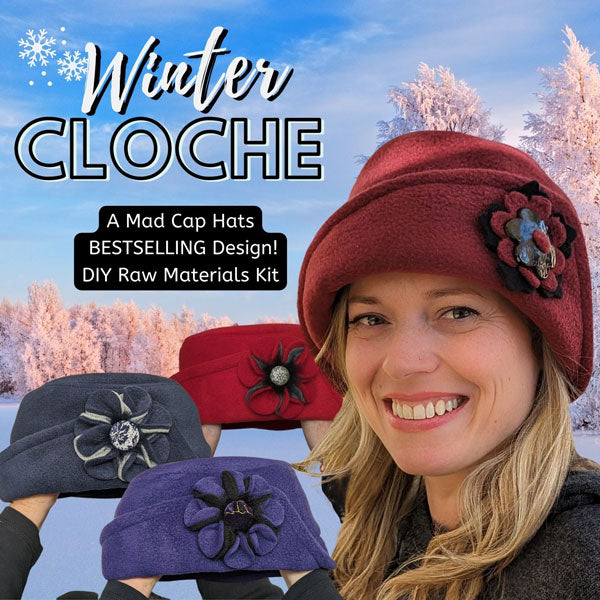 Winter Cloche Raw Materials Sewing Kit